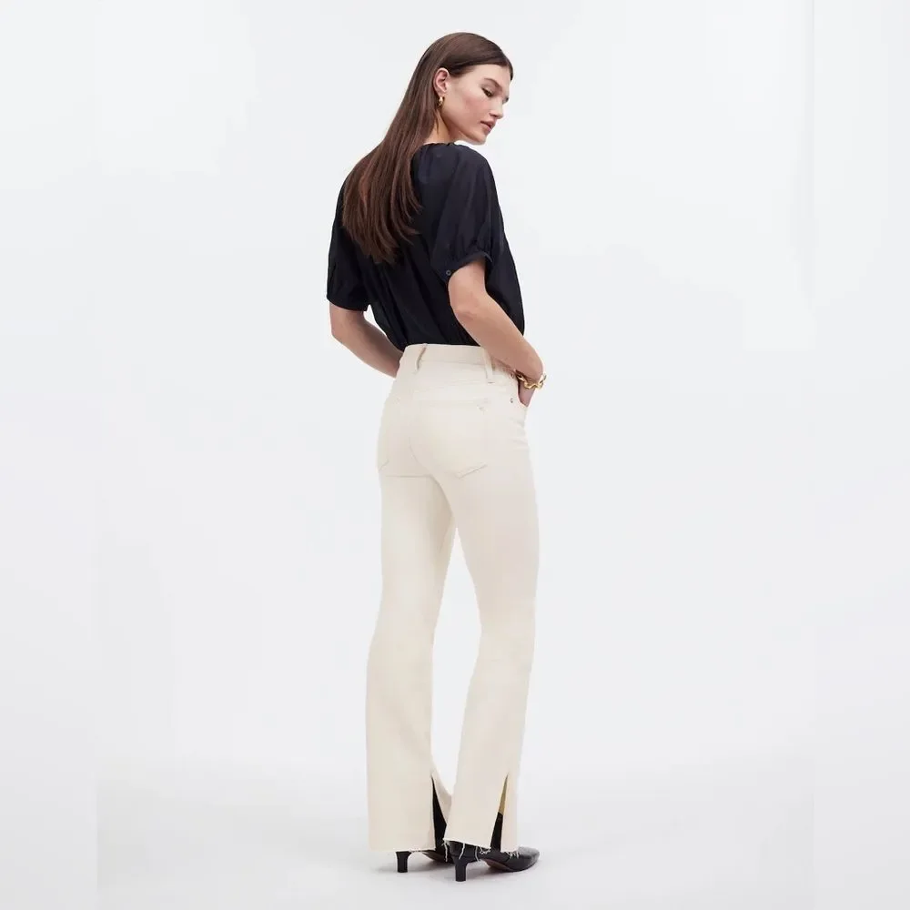 Madewell Petite Kick Out Full Length Jeans Size 28P in Vintage Canvas